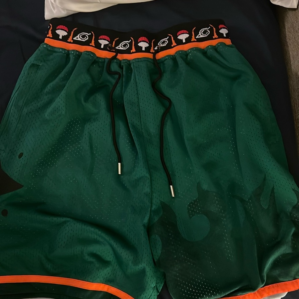 Two pair of Naruto inspired shorts